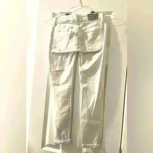 Denim & Supply Ralph Lauren Women Size 25 White Crop Skinny Jeans